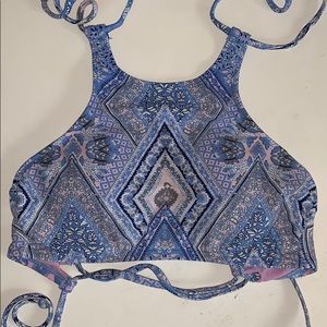 Pastel Printed Bikini Top